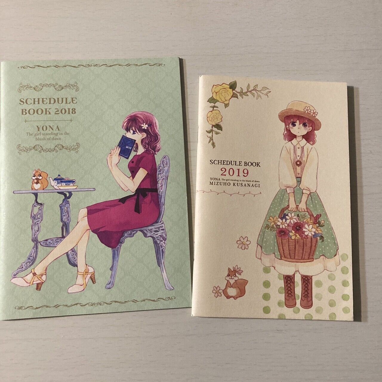 Yona of the Dawn Akatsuki no Yona Schedule Planner Book 2019 & 2018 Hana To Yume