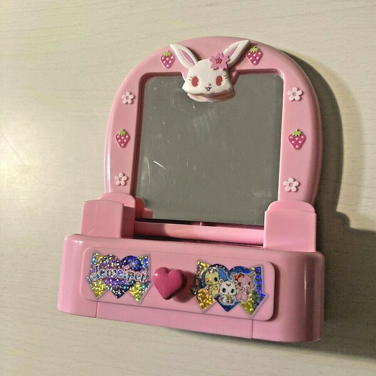 Sanrio Jewelpet Toy Dressing table Mini Ruby Vanity Dresser Sega Pink Cute Rare