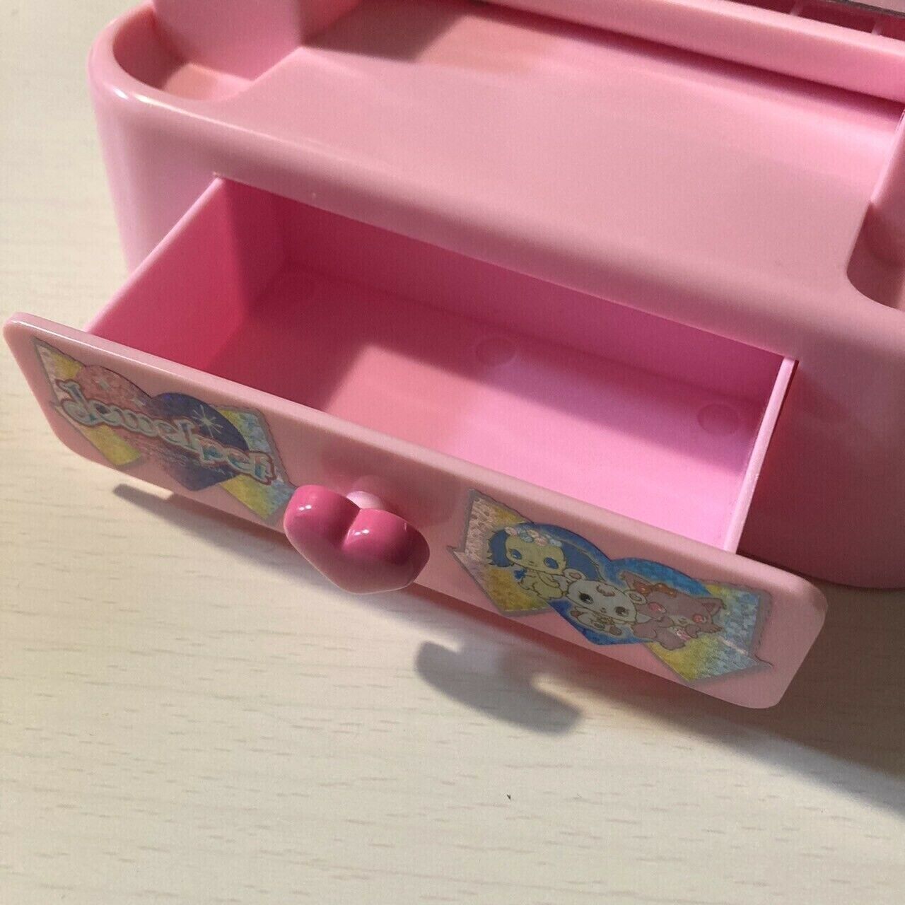 Sanrio Jewelpet Toy Dressing table Mini Ruby Vanity Dresser Sega Pink Cute Rare