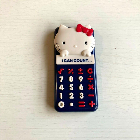 Hello Kitty Calculator Old-fashioned Retro Vintage Navy Sanrio Kawaii