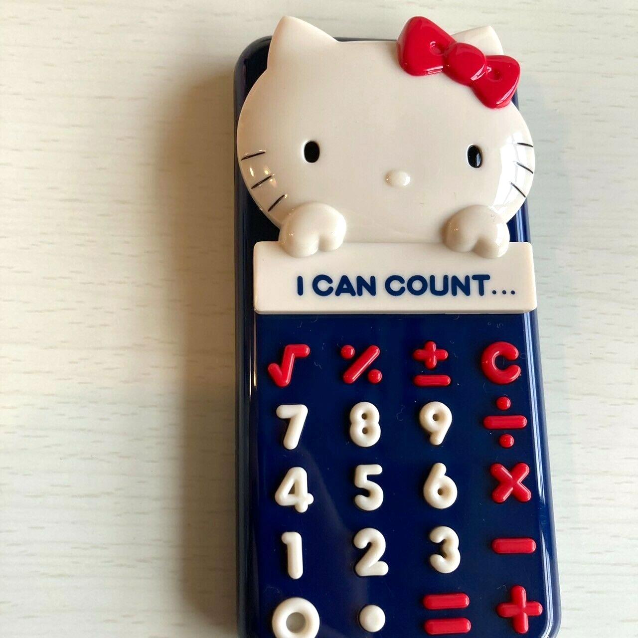 Hello Kitty Calculator Old-fashioned Retro Vintage Navy Sanrio Kawaii