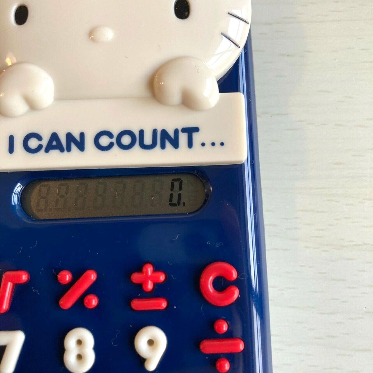 Hello Kitty Calculator Old-fashioned Retro Vintage Navy Sanrio Kawaii