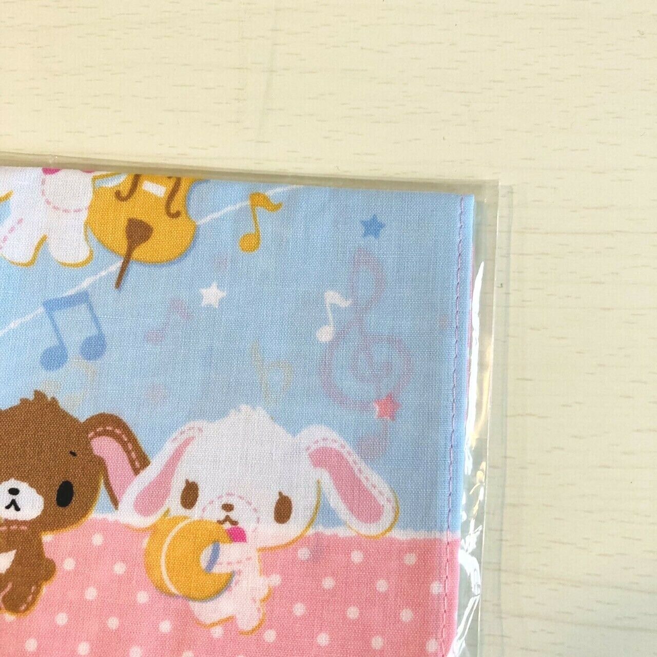 Sanrio Sugarbunnies Handkerchief Hanky Hankie Cotton Characters Kawaii Lovely