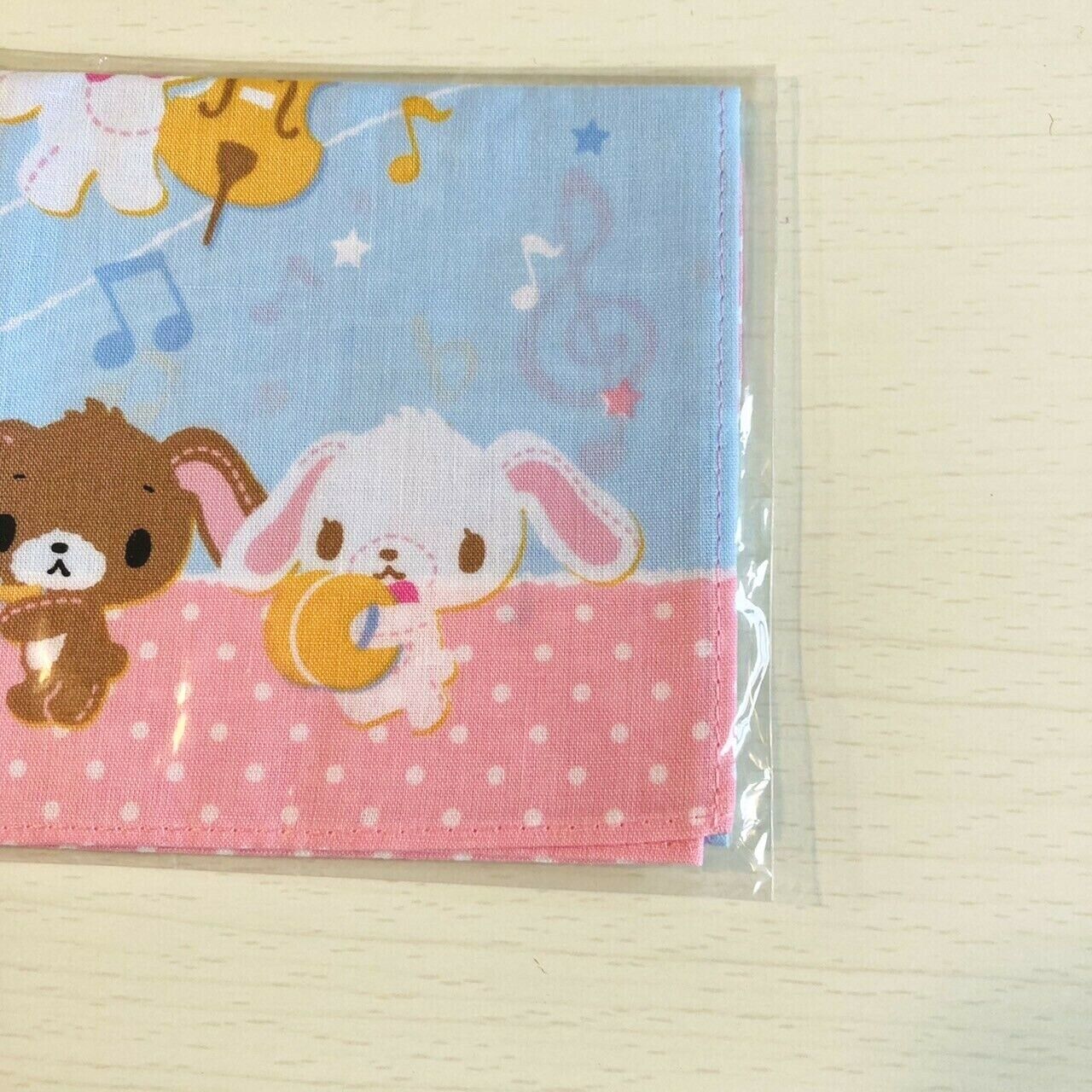 Sanrio Sugarbunnies Handkerchief Hanky Hankie Cotton Characters Kawaii Lovely