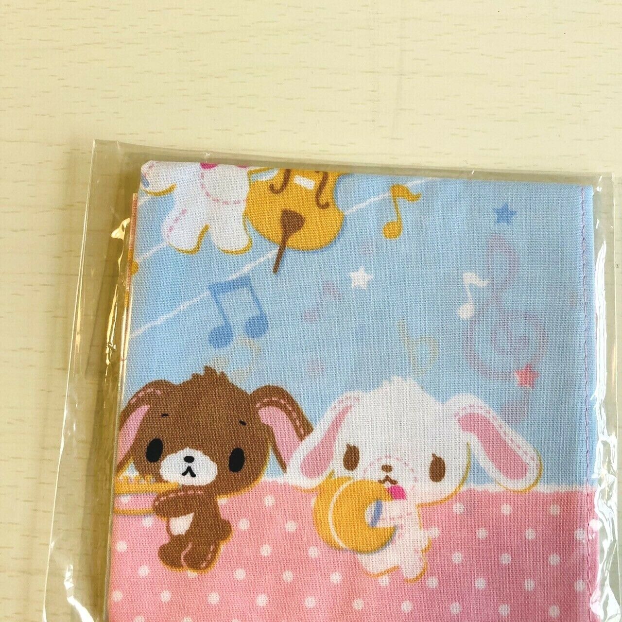 Sanrio Sugarbunnies Handkerchief Hanky Hankie Cotton Characters Kawaii Lovely