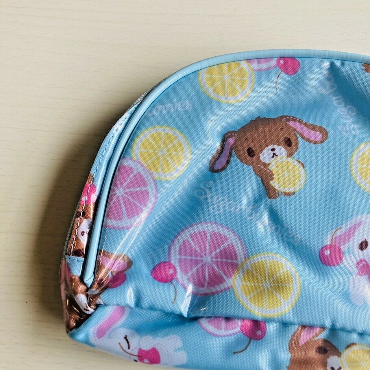 Sanrio Sugar Bunnies Pouch Makeup Bag Cosmetic Bag Character Light Blue Kawaii