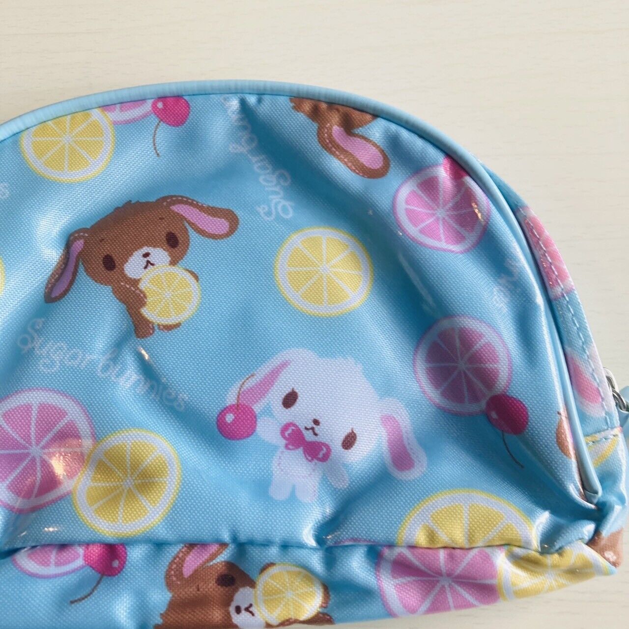 Sanrio Sugar Bunnies Pouch Makeup Bag Cosmetic Bag Character Light Blue Kawaii