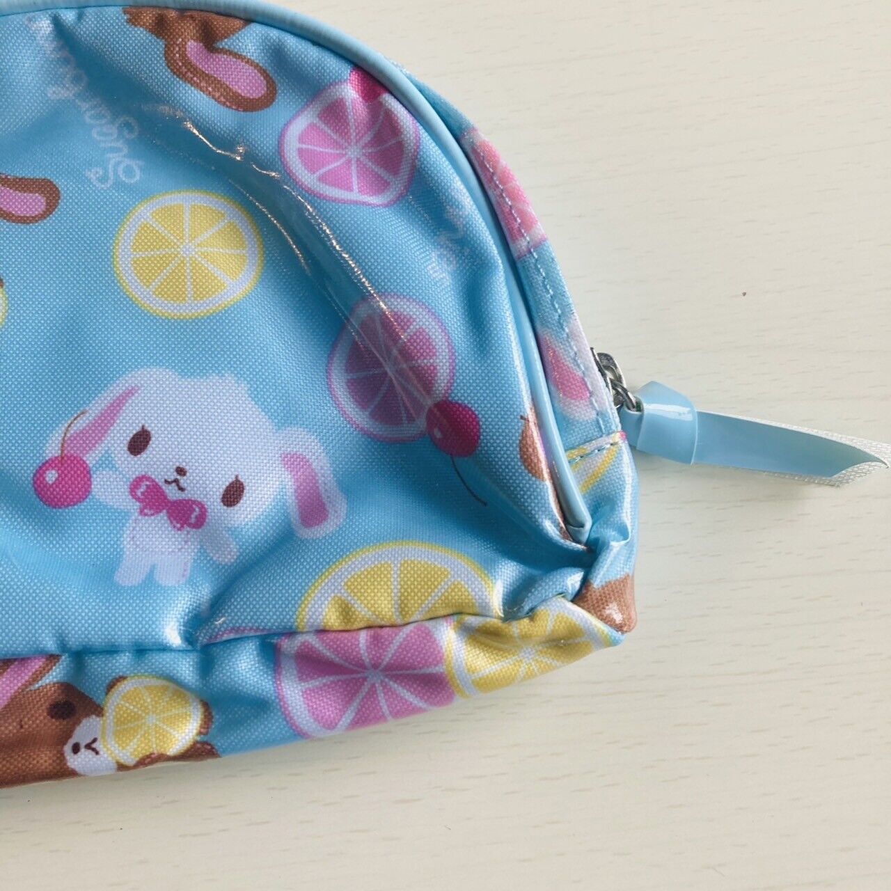 Sanrio Sugar Bunnies Pouch Makeup Bag Cosmetic Bag Character Light Blue Kawaii