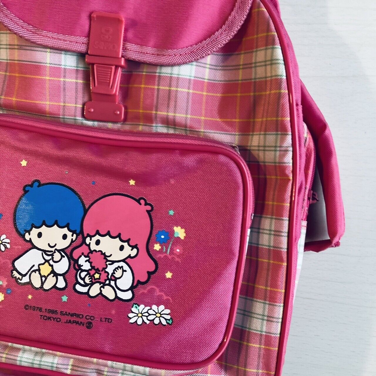 Sanrio Little Twin Stars Kiki Rara Rucksack Bag Backpack Vintage Rare Character