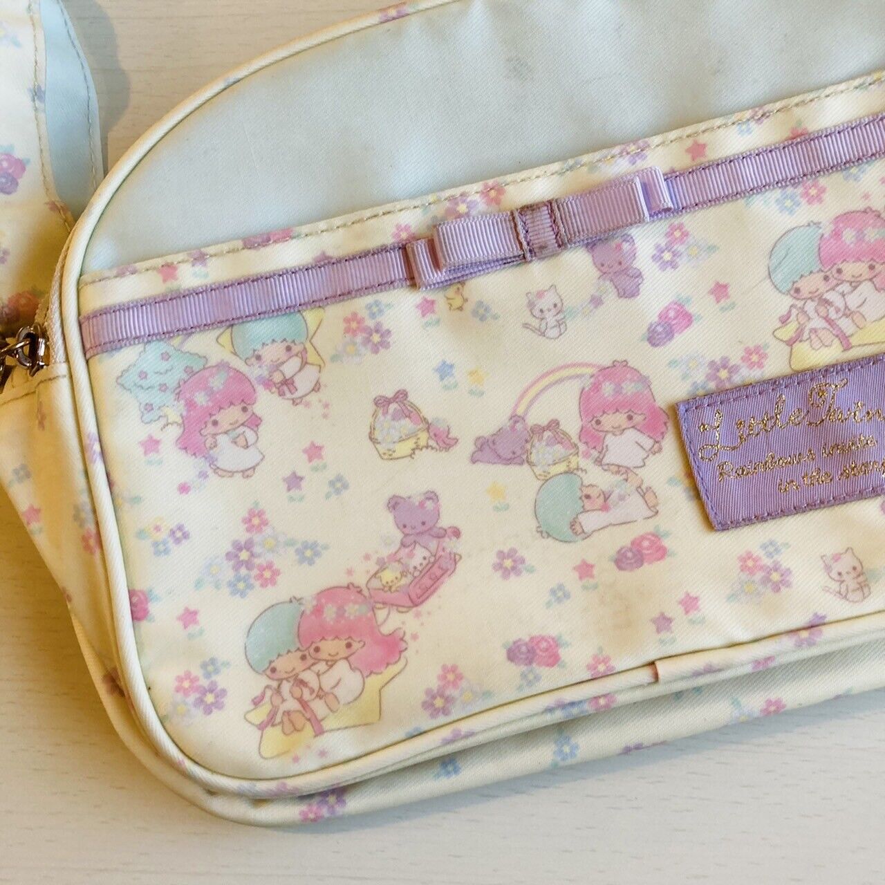 Sanrio Little Twin Stars Shoulder Bag Kiki Lala Floral Pattern Character Kawaii