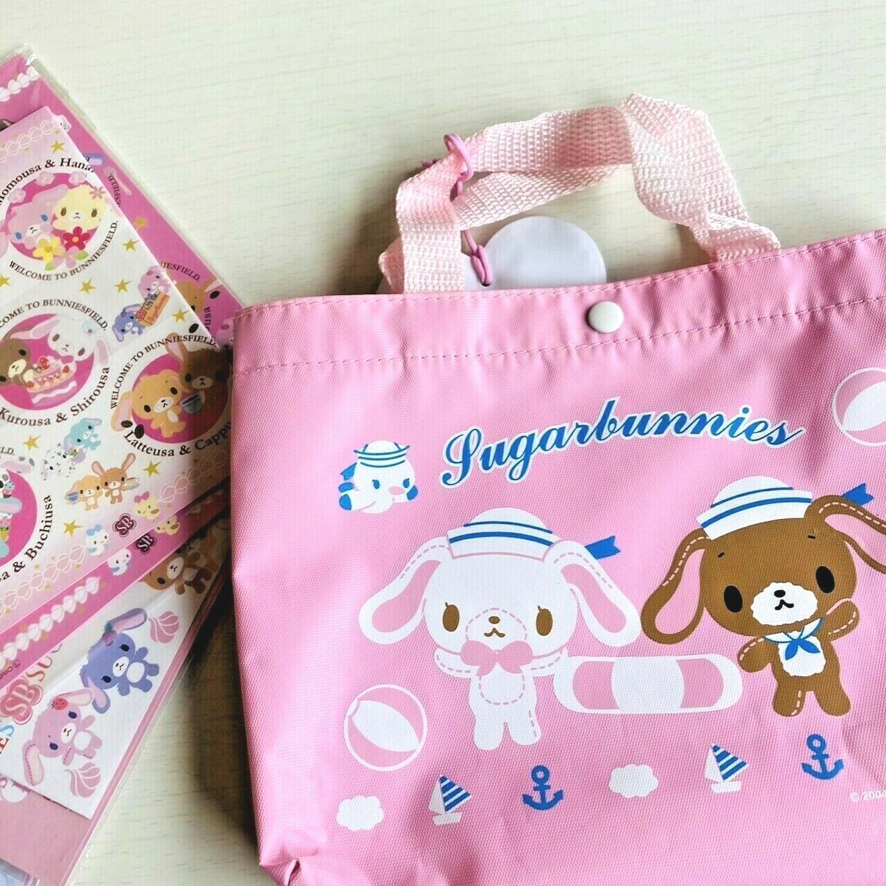 Sanrio Sugar Bunnies Bag 3 Letter Writing Sets Envelopes Pink Kawaii Character