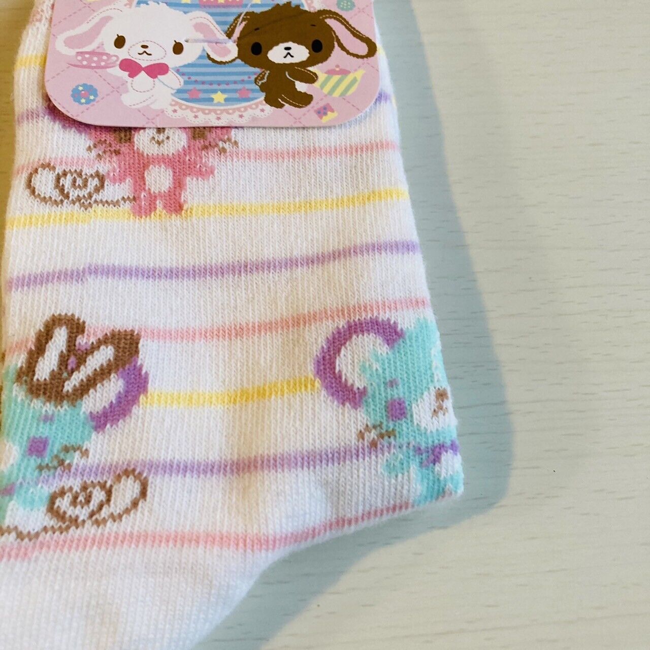 Sanrio Sugar Bunnies Socks Kids Child 19-21cm Clothing Kawaii Character