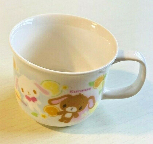 Sanrio Sugarbunnies Coffee Mug Kurousa Shirousa Glassware Kawaii Characters