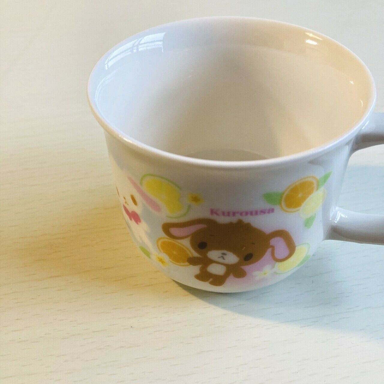 Sanrio Sugarbunnies Coffee Mug Kurousa Shirousa Glassware Kawaii Characters