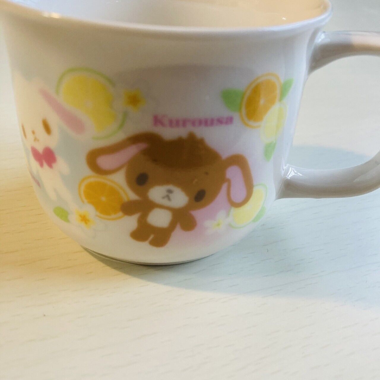 Sanrio Sugarbunnies Coffee Mug Kurousa Shirousa Glassware Kawaii Characters