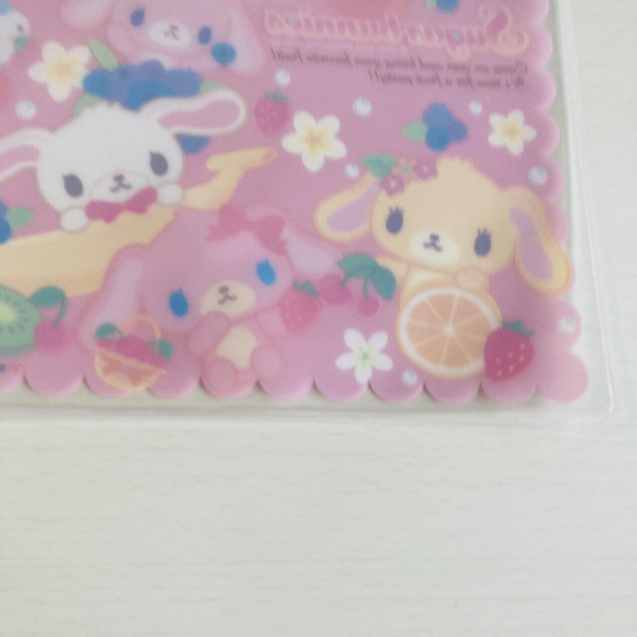 Sanrio Sugar Bunnies Folder File Stationery Shirousa Kurousa Kawaii Characters