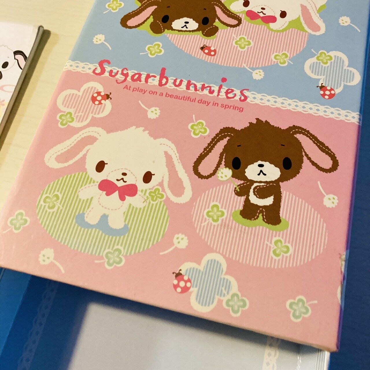 Sanrio Sugar Bunnies Memo Pad Notepad Box Set Stationery Shirousa Kurousa Kawaii