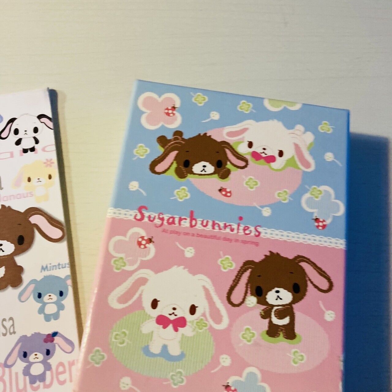 Sanrio Sugar Bunnies Memo Pad Notepad Box Set Stationery Shirousa Kurousa Kawaii