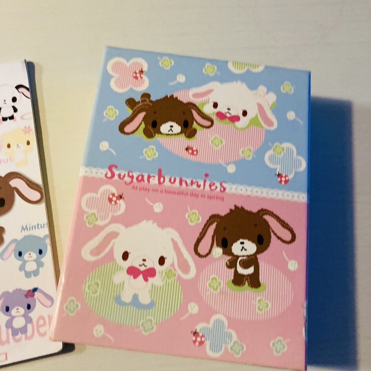 Sanrio Sugar Bunnies Memo Pad Notepad Box Set Stationery Shirousa Kurousa Kawaii