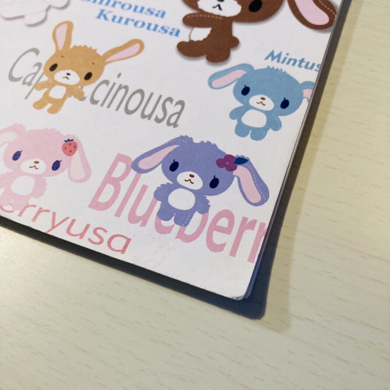 Sanrio Sugar Bunnies Memo Pad Notepad Box Set Stationery Shirousa Kurousa Kawaii