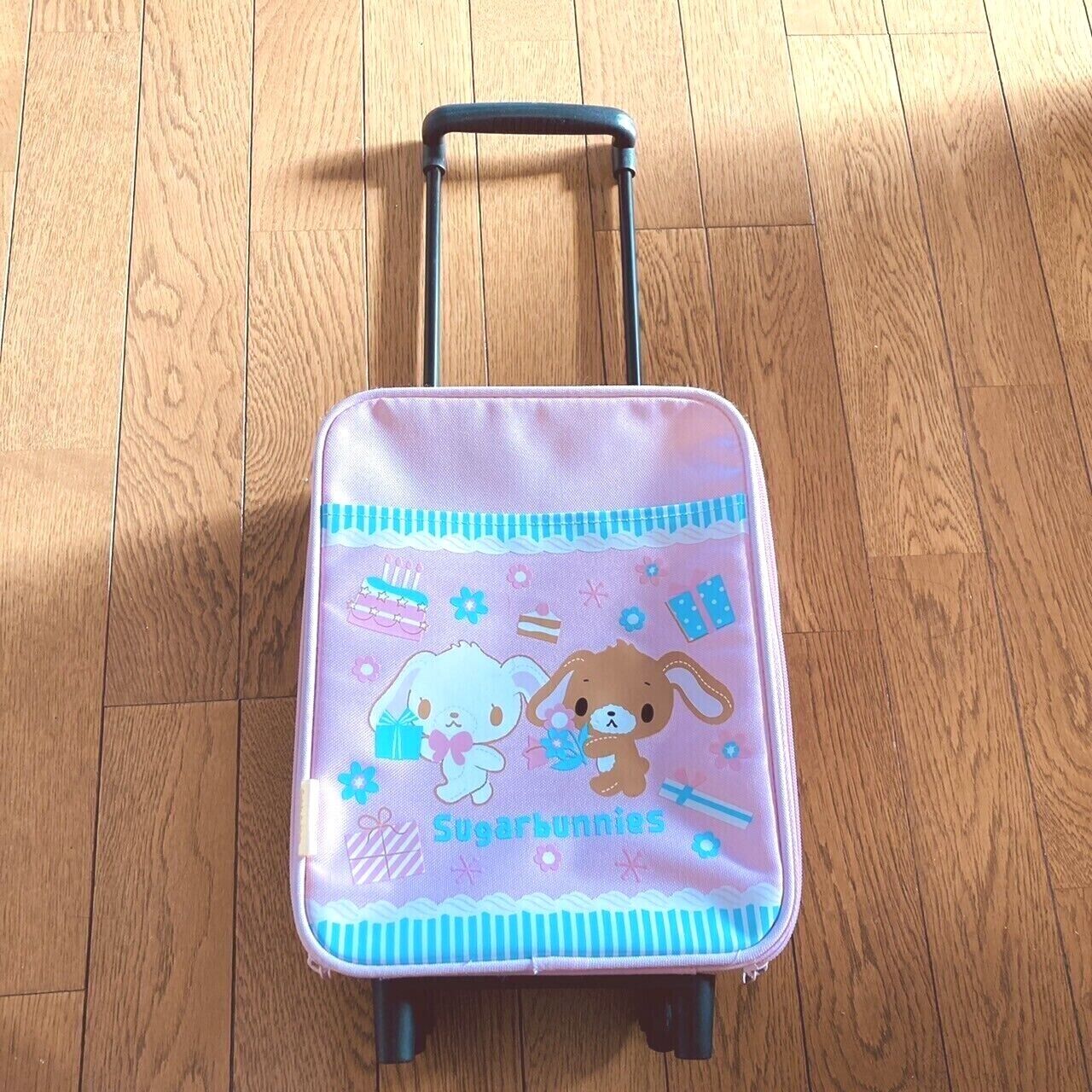 Sanrio Sugar Bunnies Suitcase Travel Storage Kids Shirousa Kurousa Characters