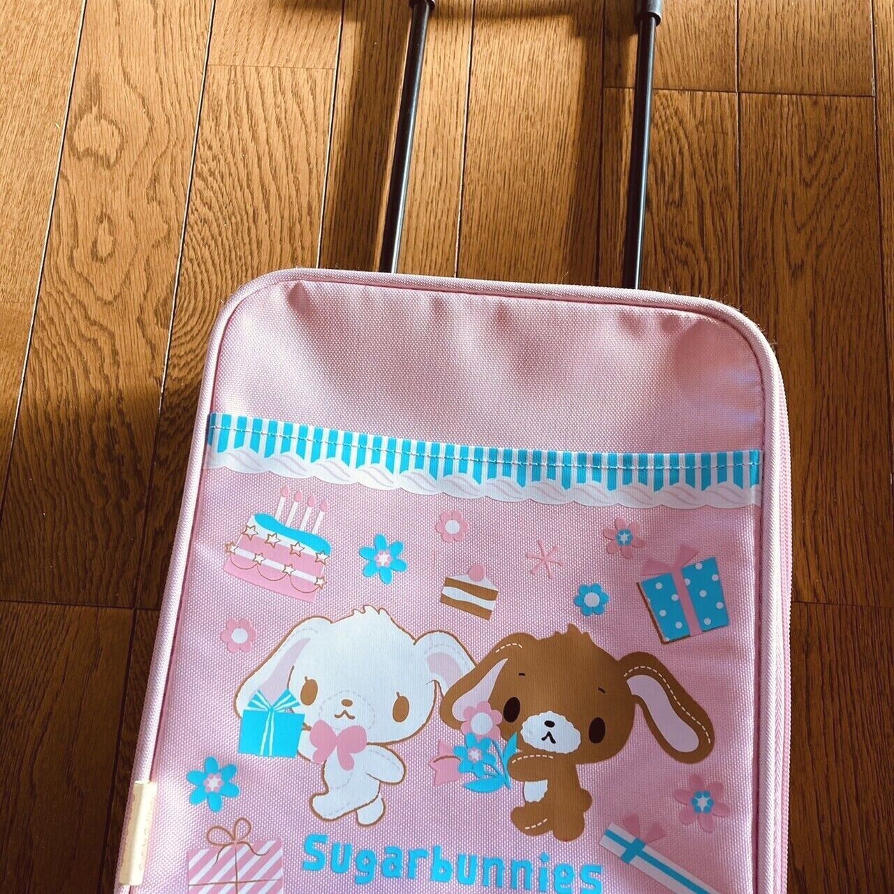 Sanrio Sugar Bunnies Suitcase Travel Storage Kids Shirousa Kurousa Characters