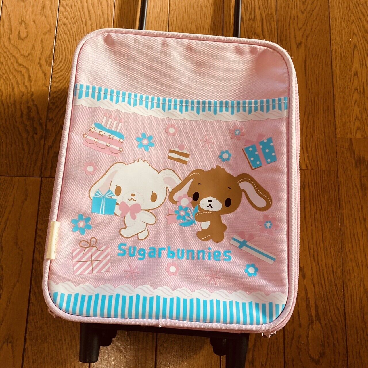 Sanrio Sugar Bunnies Suitcase Travel Storage Kids Shirousa Kurousa Characters