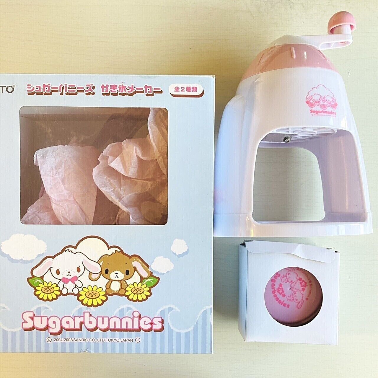 Sanrio Sugarbunnies Shaved Ice Machine Ice Block Shaver Slicer Kitchen Kakigori