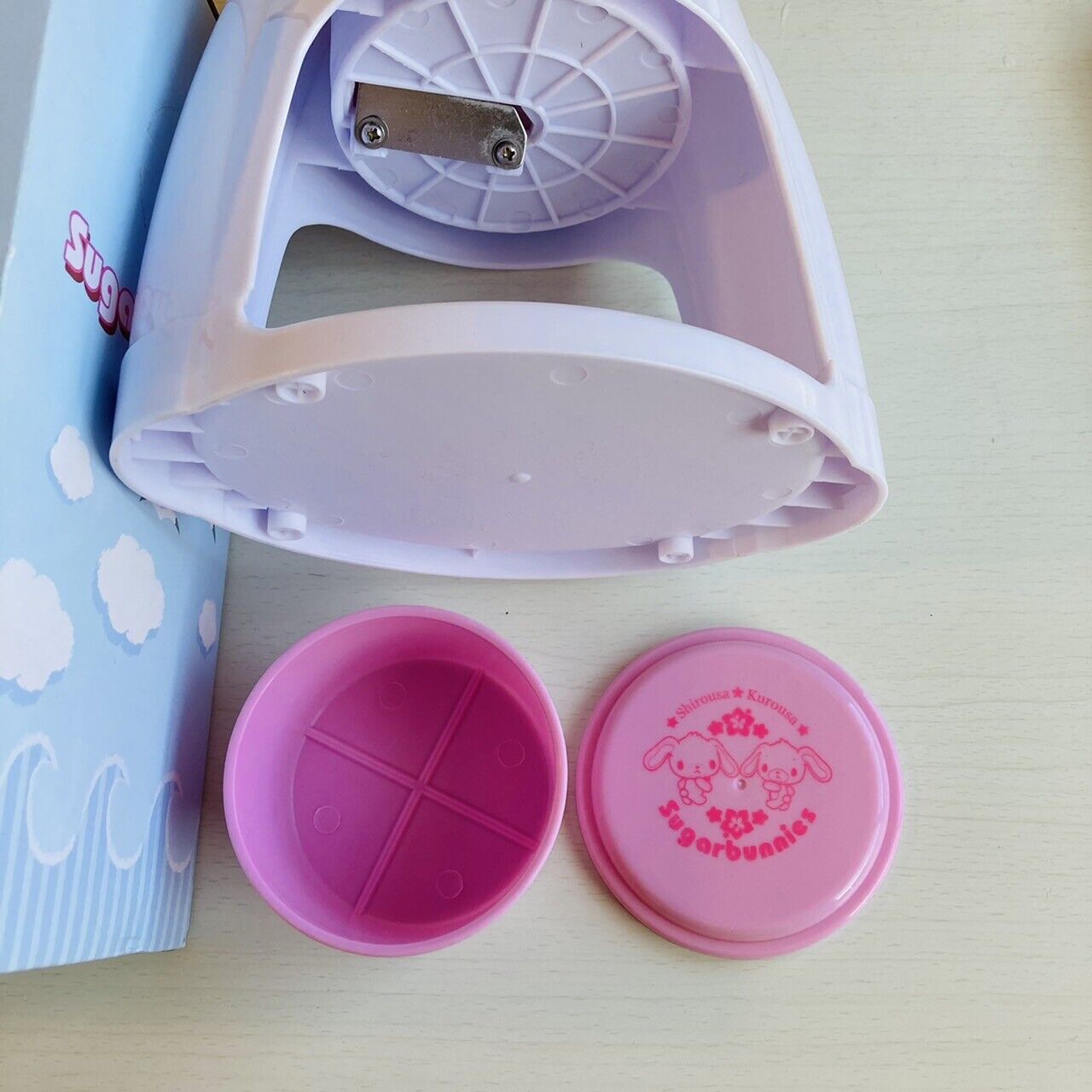 Sanrio Sugarbunnies Shaved Ice Machine Ice Block Shaver Slicer Kitchen Kakigori