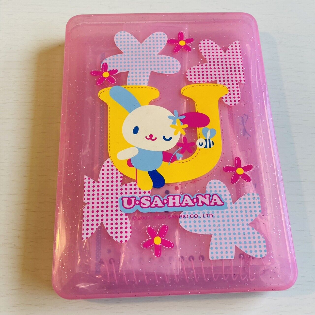 Sanrio Usahana Memo Pad Notepad Ruler Case Set Stationery Pink Kawaii Character