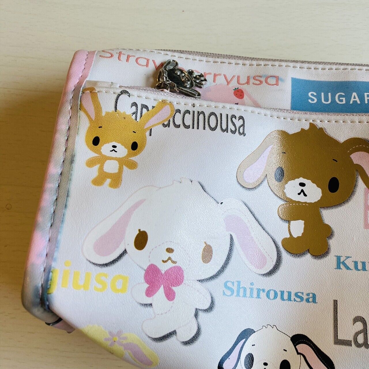 Sanrio Sugar Bunnies Pouch Makeup Bag Cosmetic Bag Pencil Case Stationery Kawaii