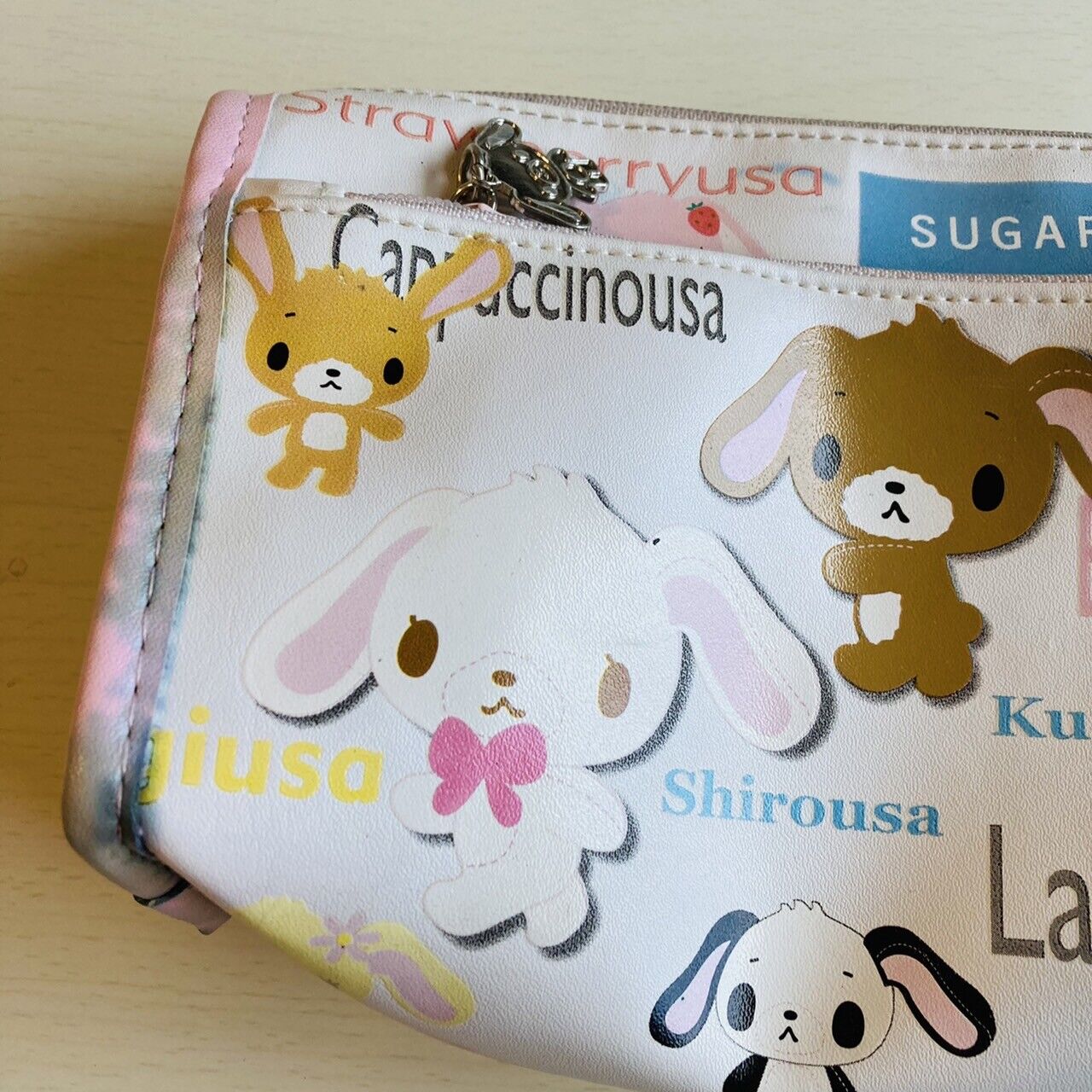 Sanrio Sugar Bunnies Pouch Makeup Bag Cosmetic Bag Pencil Case Stationery Kawaii