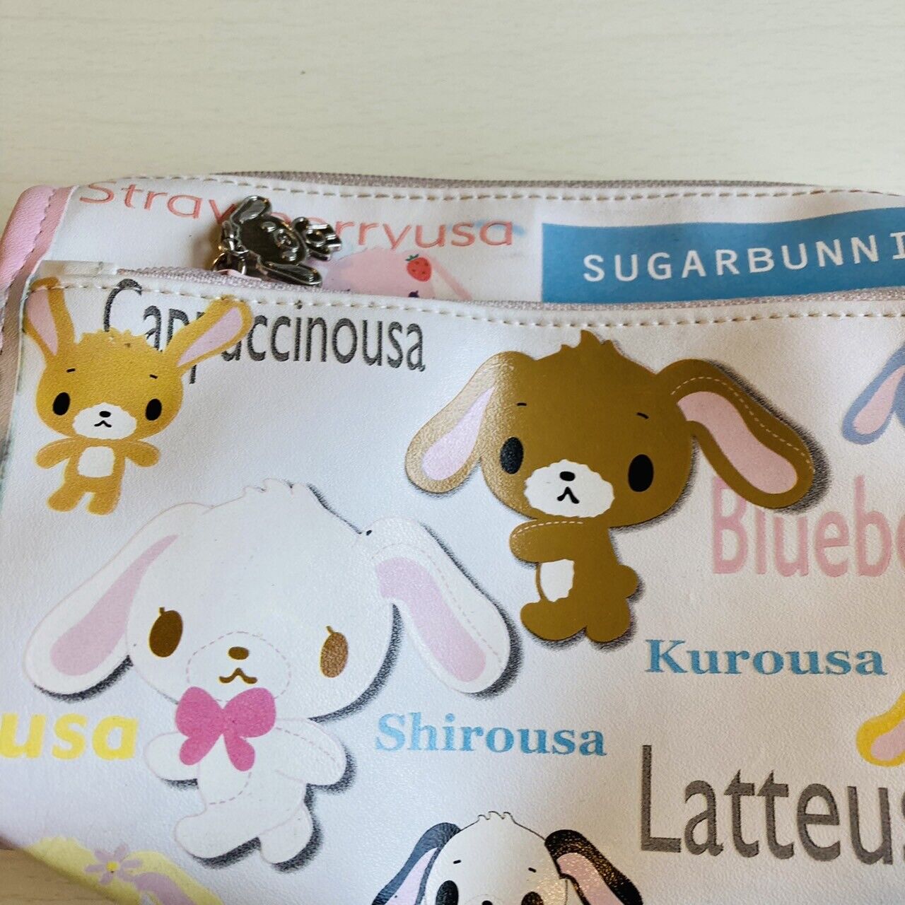 Sanrio Sugar Bunnies Pouch Makeup Bag Cosmetic Bag Pencil Case Stationery Kawaii