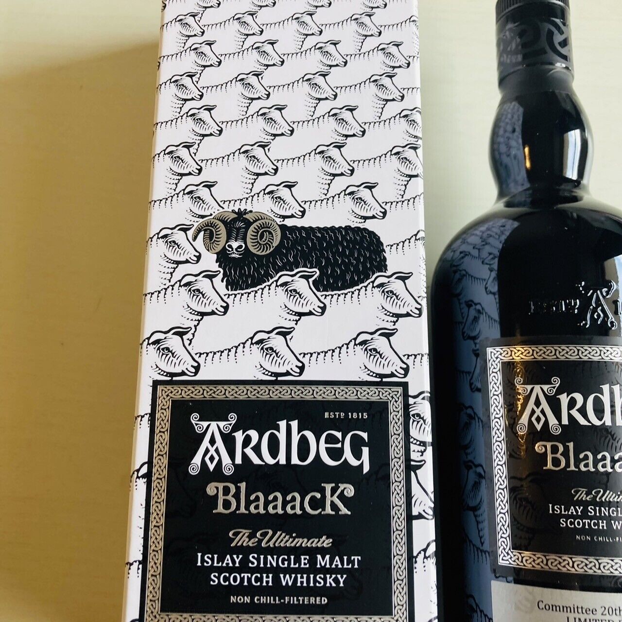 Ardbeg Black Malt Empty Bottle & Box Ardbeg Blaaack Whiskey Sake Japanese Rare