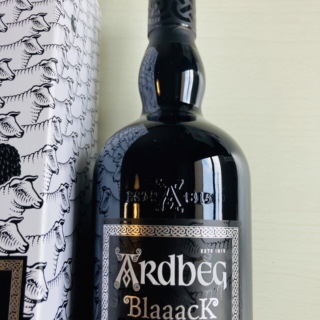 Ardbeg Black Malt Empty Bottle & Box Ardbeg Blaaack Whiskey Sake Japanese Rare