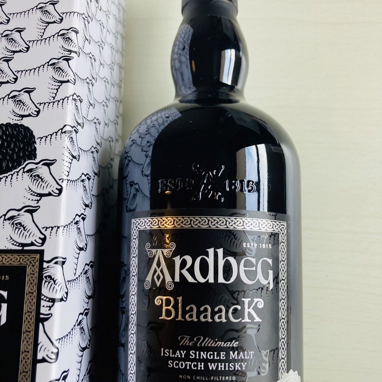 Ardbeg Black Malt Empty Bottle & Box Ardbeg Blaaack Whiskey Sake Japanese Rare