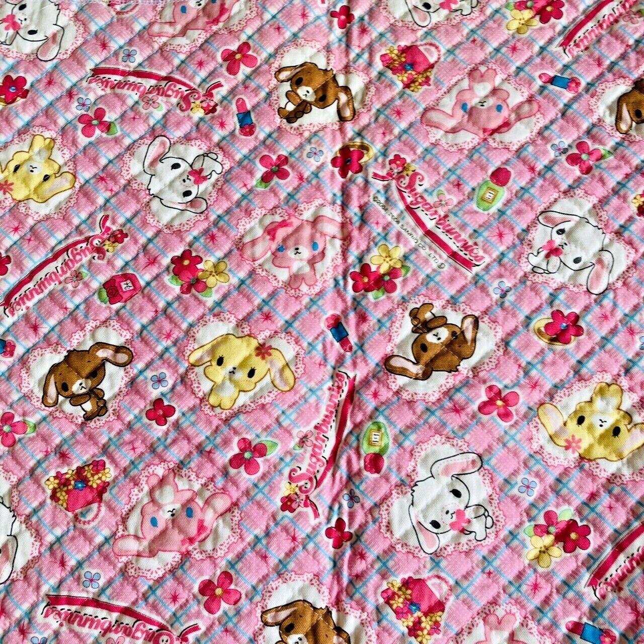 Sanrio Sugar Bunnies Printed Quilt Cloth Sewing Needlework Patchwork Handicraft