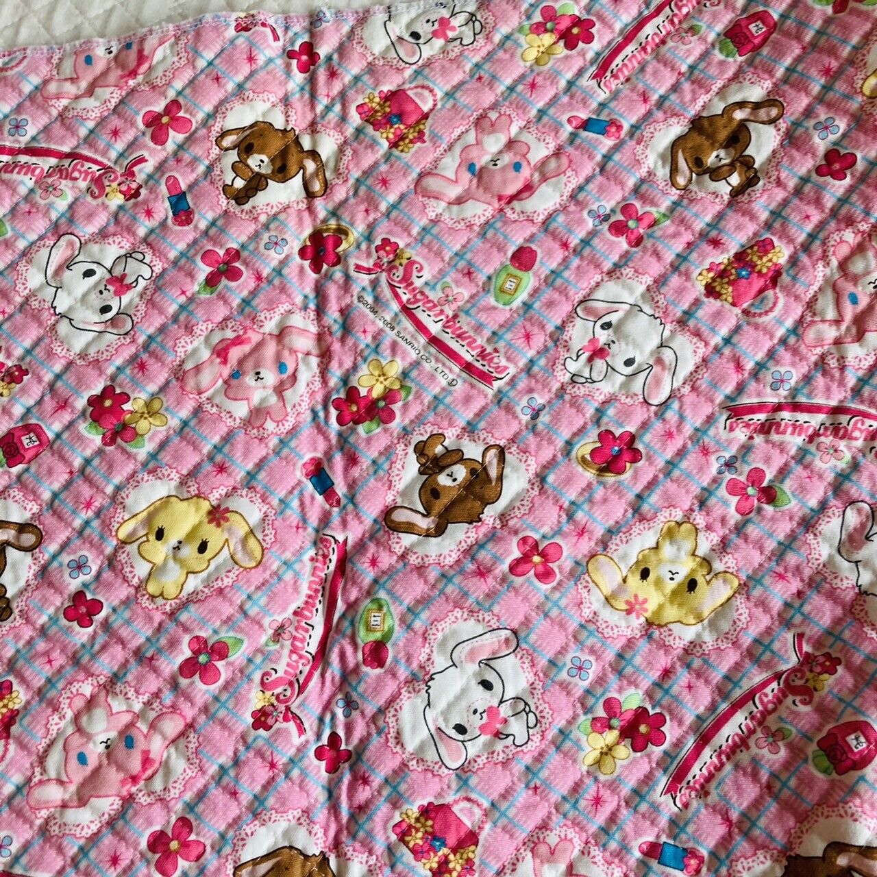 Sanrio Sugar Bunnies Printed Quilt Cloth Sewing Needlework Patchwork Handicraft