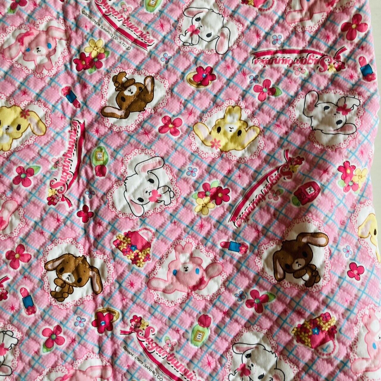 Sanrio Sugar Bunnies Printed Quilt Cloth Sewing Needlework Patchwork Handicraft