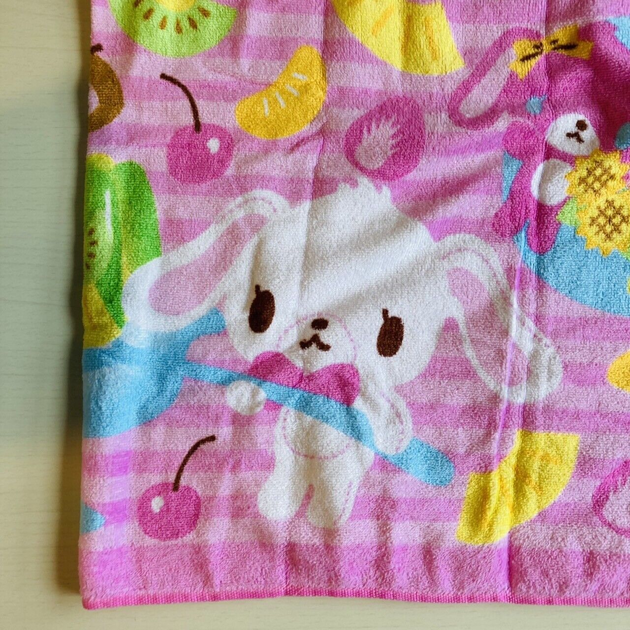 Sanrio Sugar Bunnies Bath Swimming Towel Pink Sugarbunnies Kawaii Character