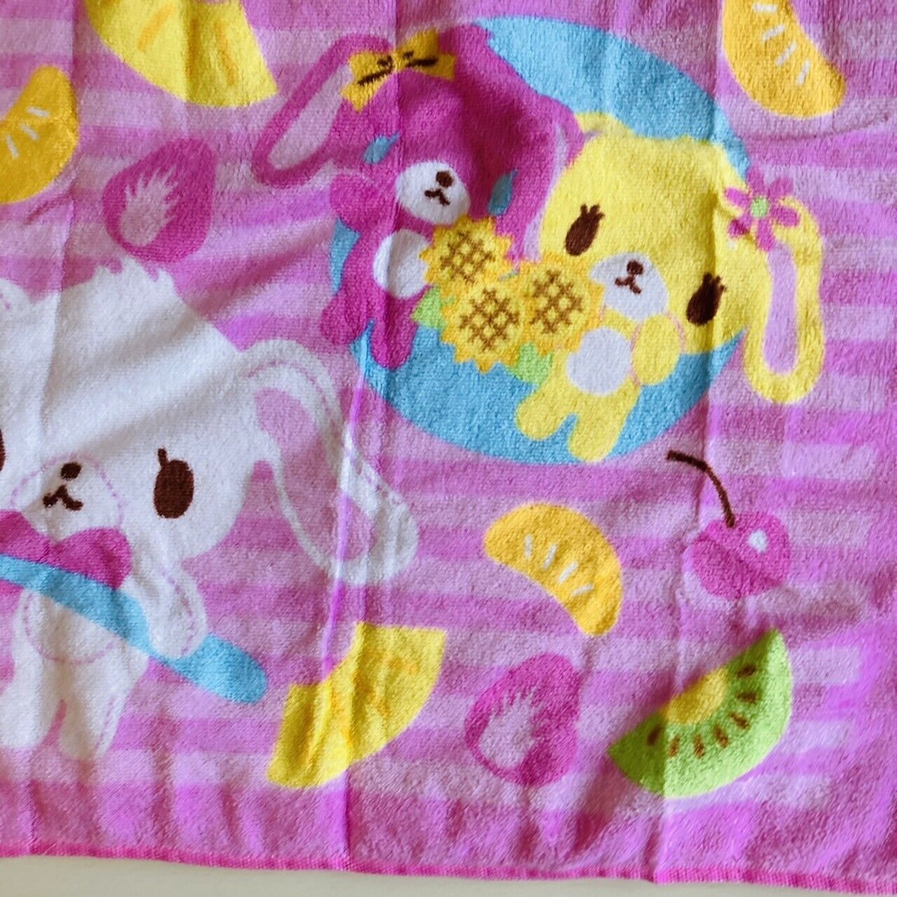 Sanrio Sugar Bunnies Bath Swimming Towel Pink Sugarbunnies Kawaii Character