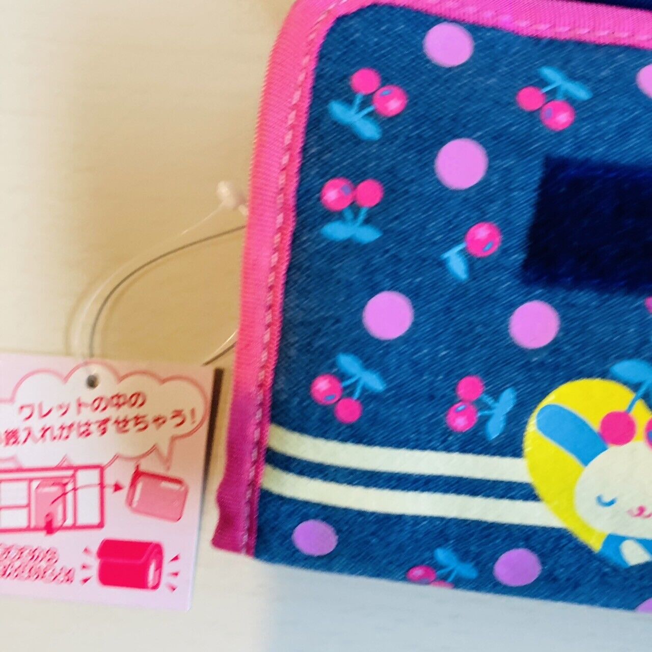 Sanrio Usahana Denim Wallet Coin Case Purse Kids Character Kawaii Rare