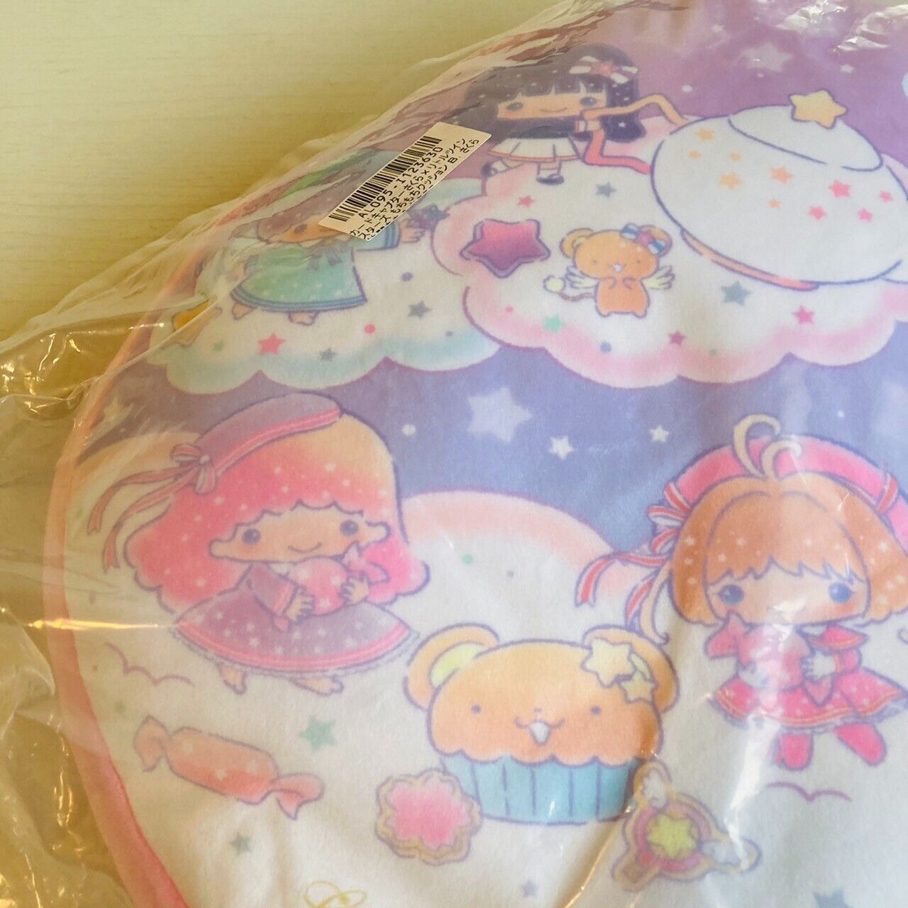 Sanrio Card Captor Sakura x Little Twin Stars Mochi Mochi Round Cushion Pillow