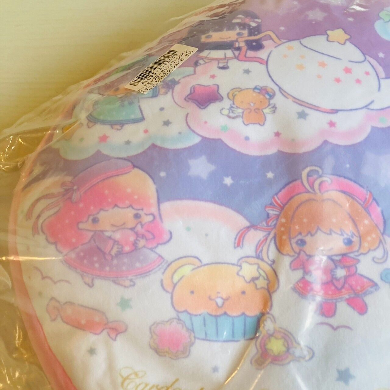 Sanrio Card Captor Sakura x Little Twin Stars Mochi Mochi Round Cushion Pillow