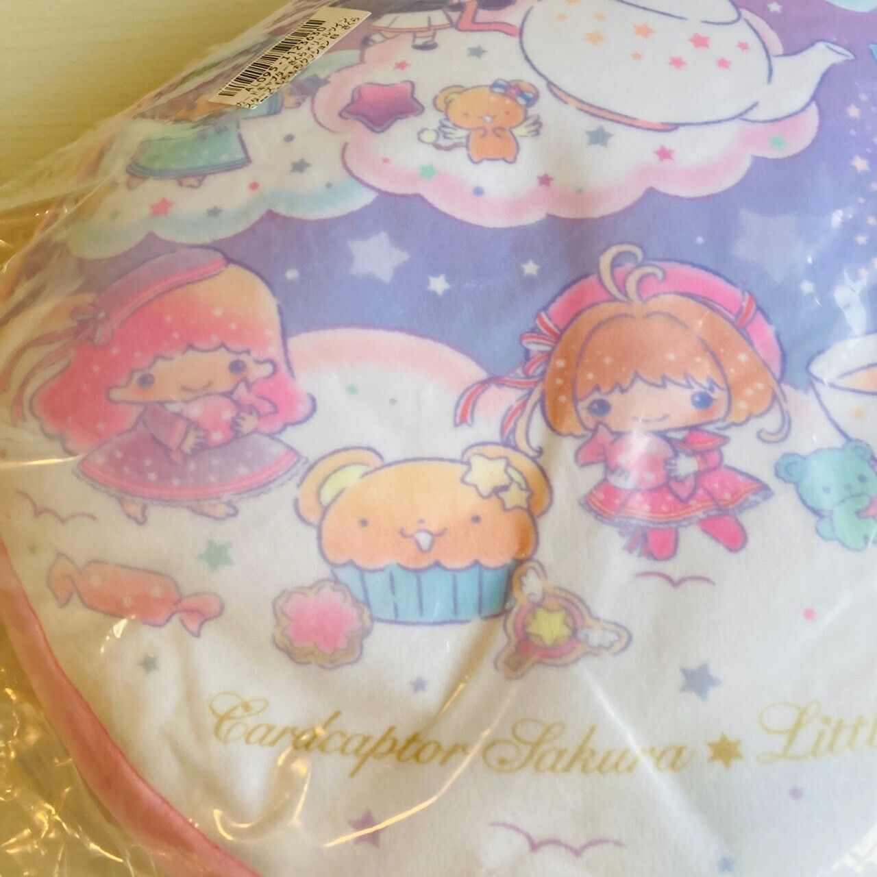 Sanrio Card Captor Sakura x Little Twin Stars Mochi Mochi Round Cushion Pillow