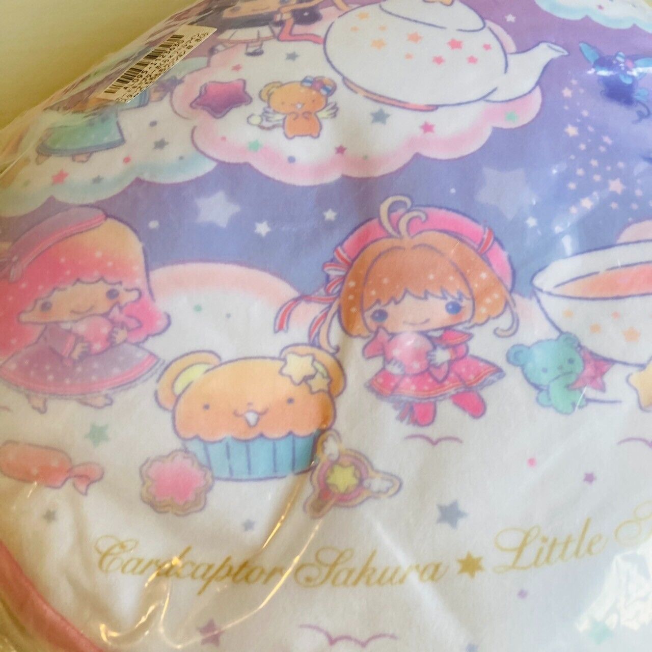 Sanrio Card Captor Sakura x Little Twin Stars Mochi Mochi Round Cushion Pillow