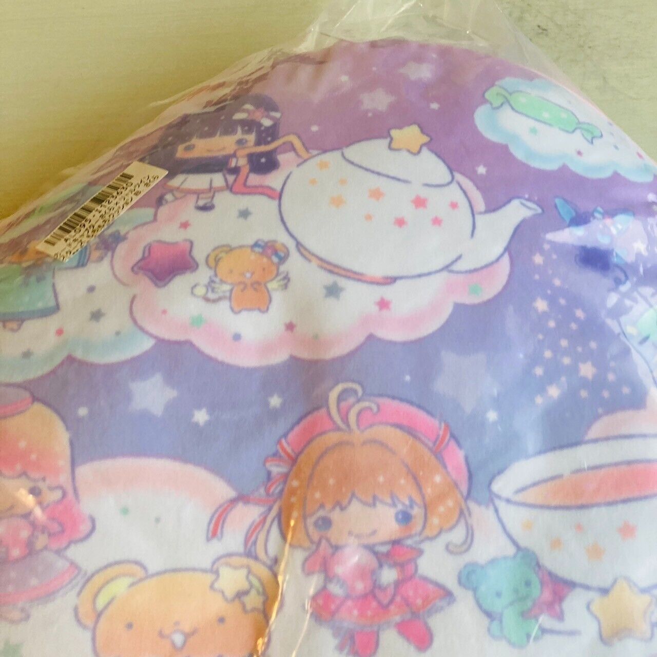 Sanrio Card Captor Sakura x Little Twin Stars Mochi Mochi Round Cushion Pillow