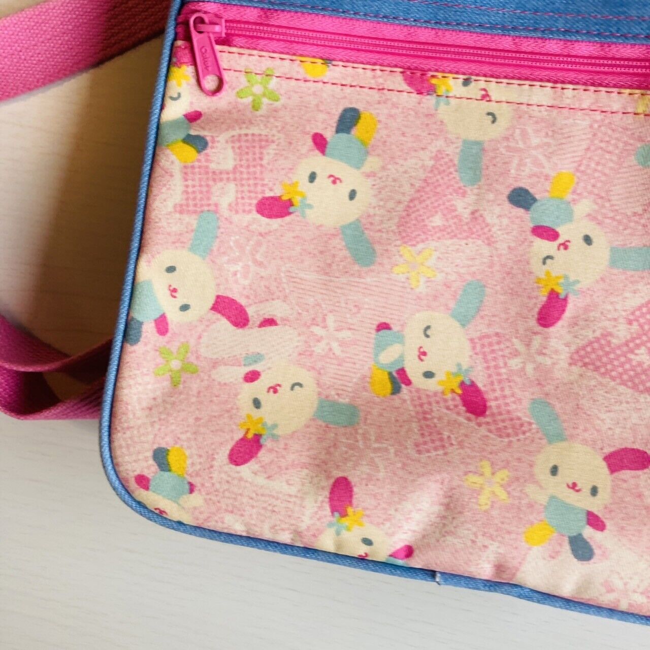 Sanrio Usahana Backpack Rucksack School Bag Kids Blue Pink Character Kawaii Rare