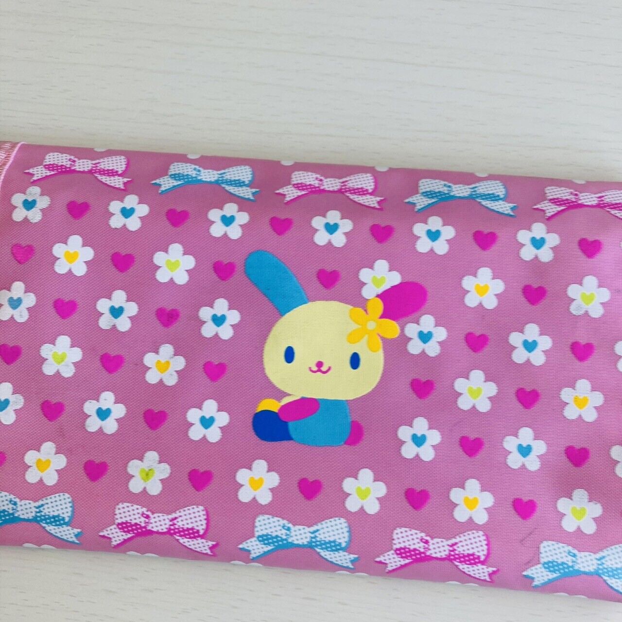 Sanrio Usahana Long Wallet Purse Pink Rabbit Flower Heart Character Kawaii Rare