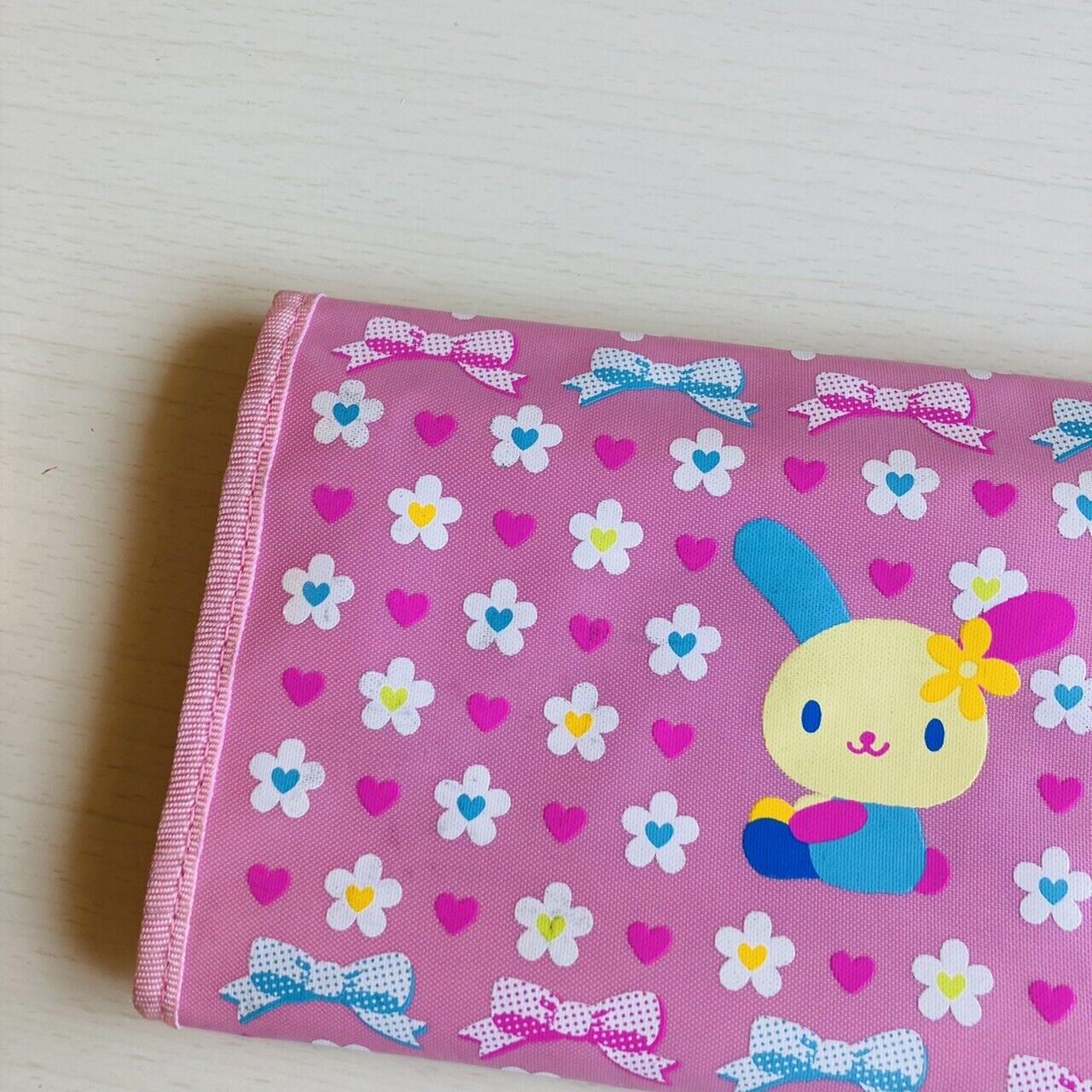 Sanrio Usahana Long Wallet Purse Pink Rabbit Flower Heart Character Kawaii Rare